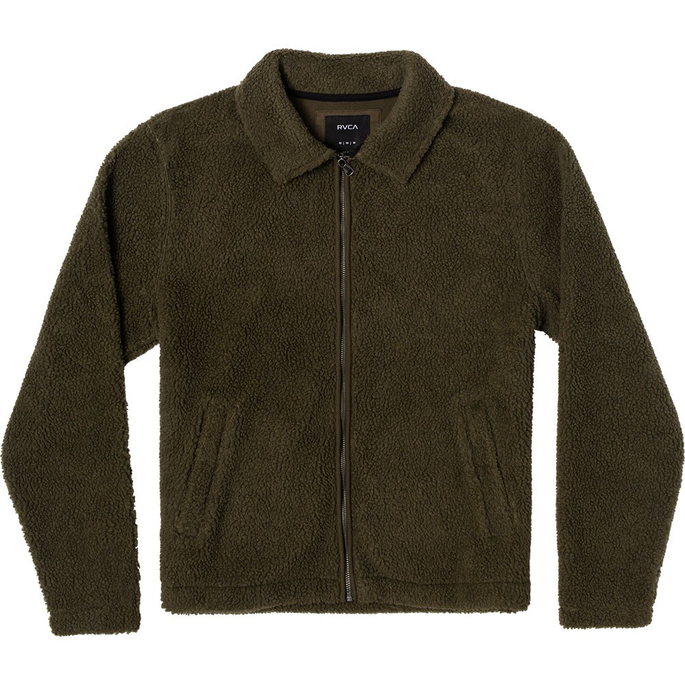 Rvca Erie Jacket Ii Sweatshirt Mit Durchgehendem Reißverschluss L Olive günstig online kaufen