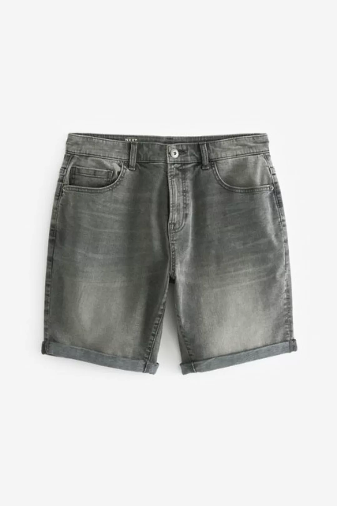 Next Jeansshorts Denim-Shorts mit Stretchanteil-Straight-Fit (1-tlg) günstig online kaufen