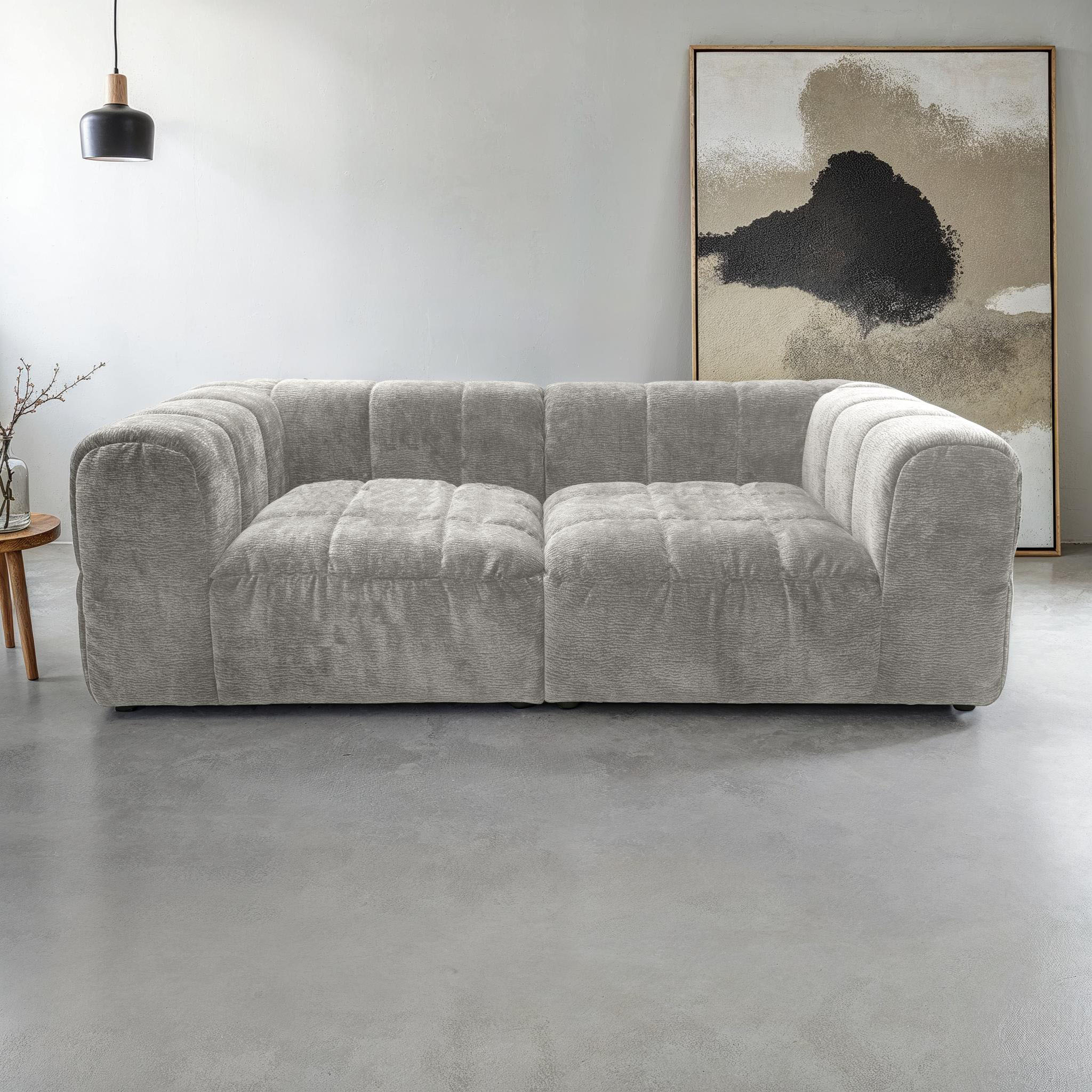 DOMO collection Big-Sofa "800019 Megasofa in 2 Breiten, Kassettensteppung, günstig online kaufen