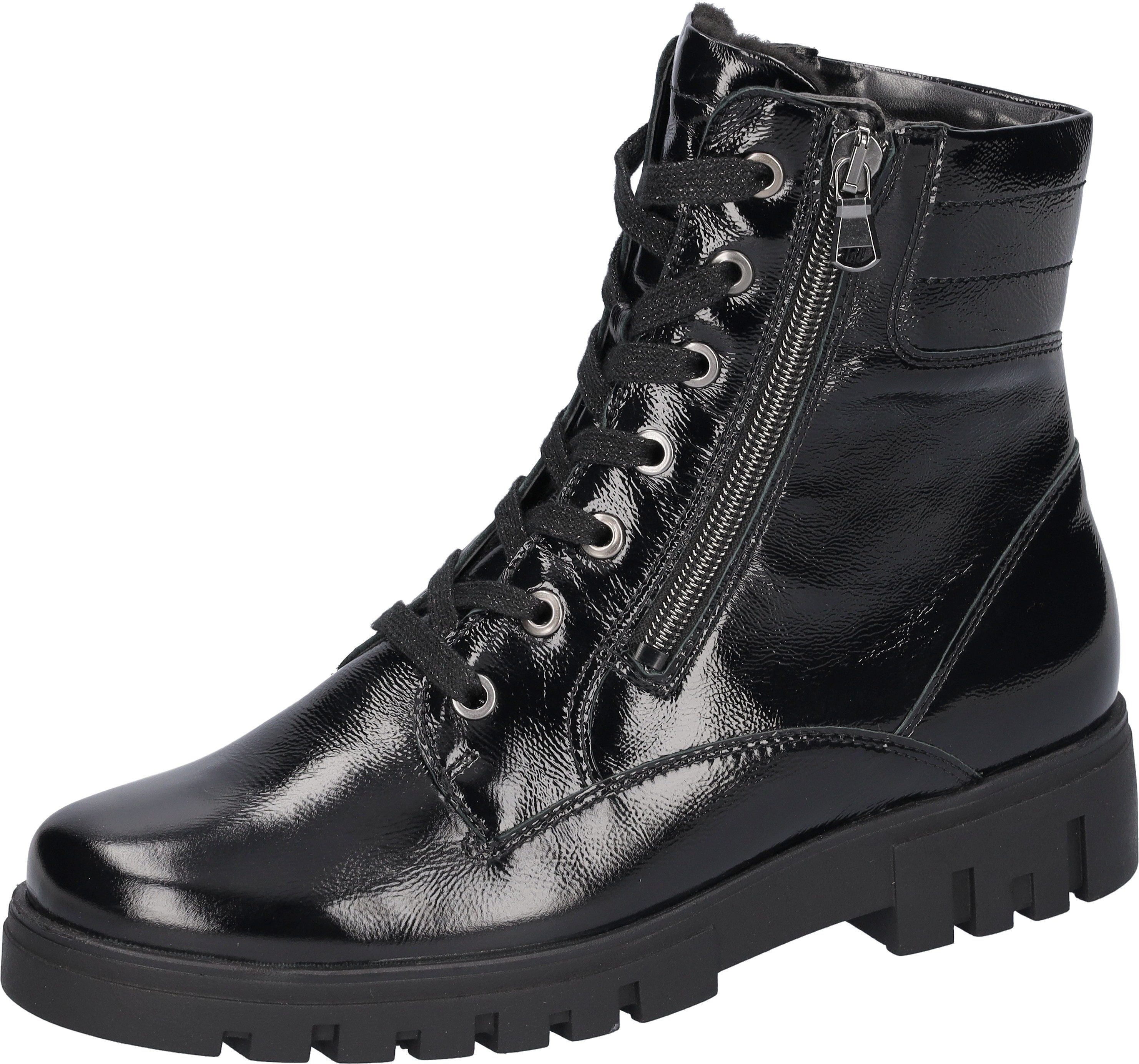Waldläufer H-SERENA Schnürstiefelette, Schnürboots, Lackstiefelette, in günstig online kaufen