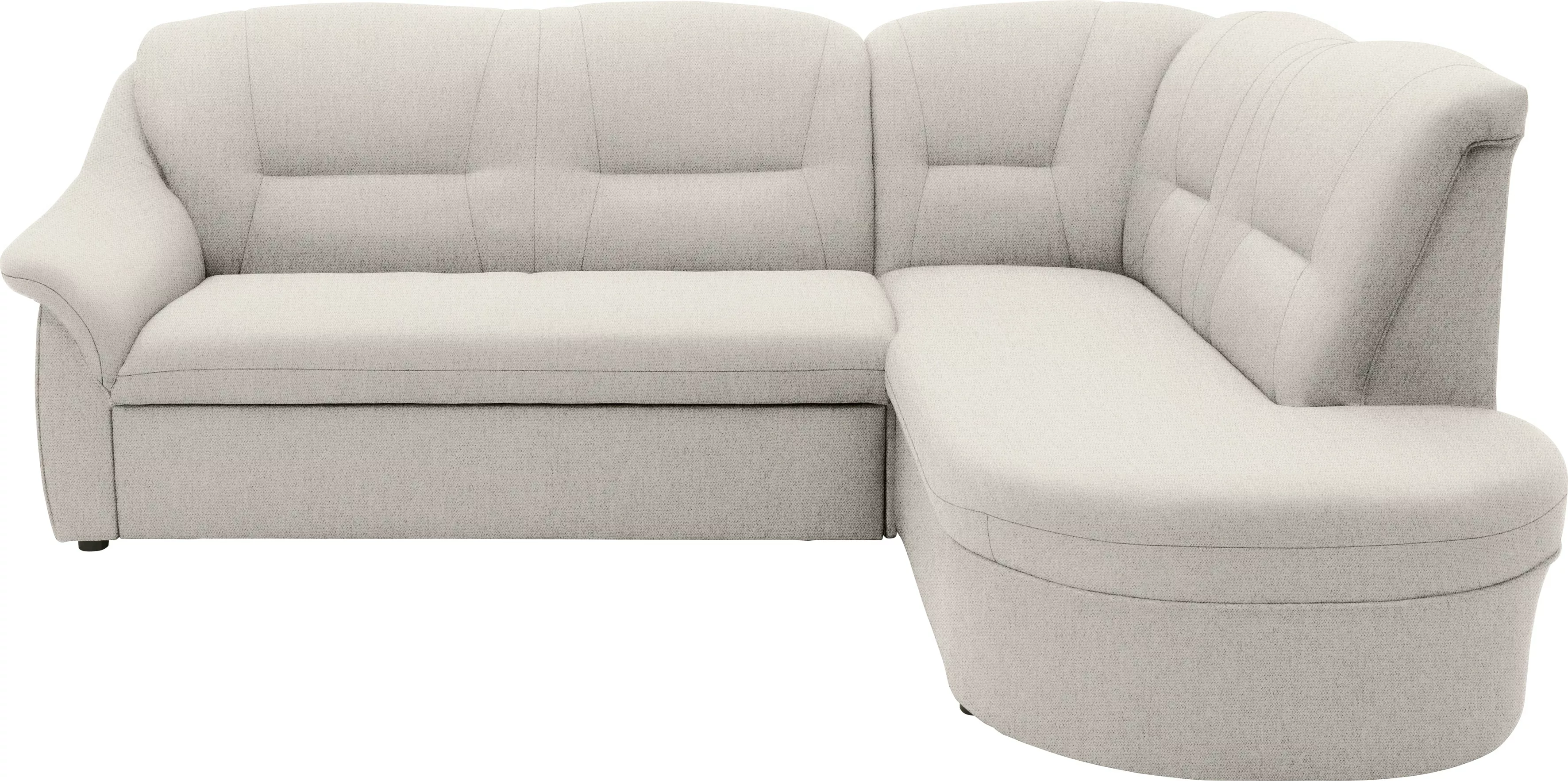 DOMO collection Ecksofa "Faenza für kleine Räume, Stellmaße 232,176cm, komf günstig online kaufen