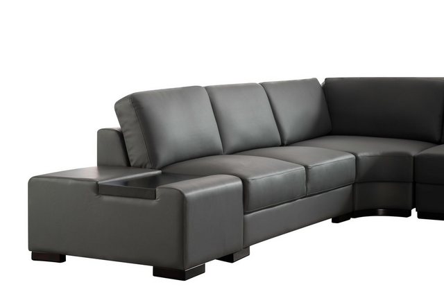 JVmoebel Ecksofa Grau Ecksofa U-Form Luxus Stil Modern Wohnzimmer Sofa SOFO günstig online kaufen