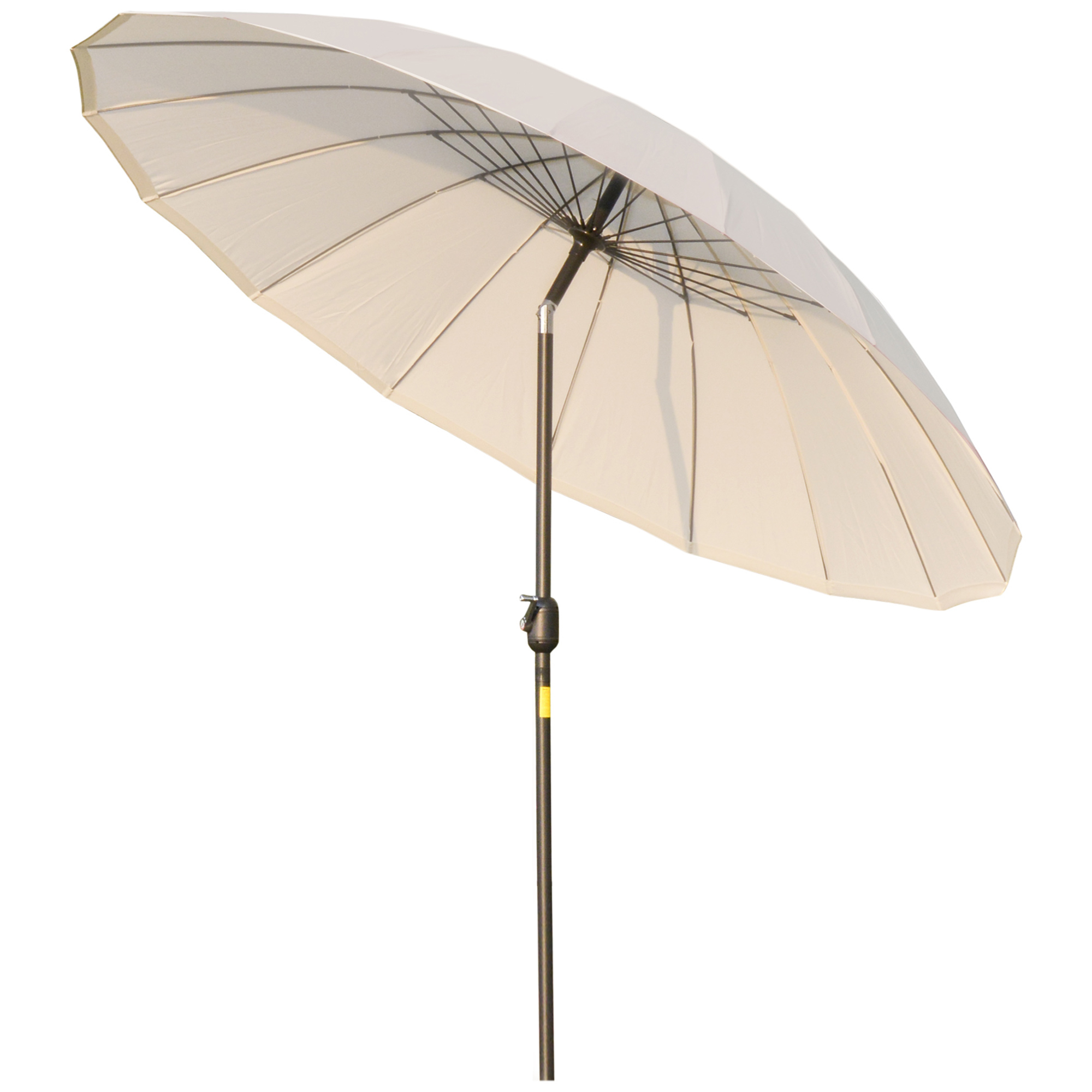 Outsunny Garten 2,5x2,5 m Kippbarer Sonnenschirm mit Kurbel, Garten-Sonnens günstig online kaufen
