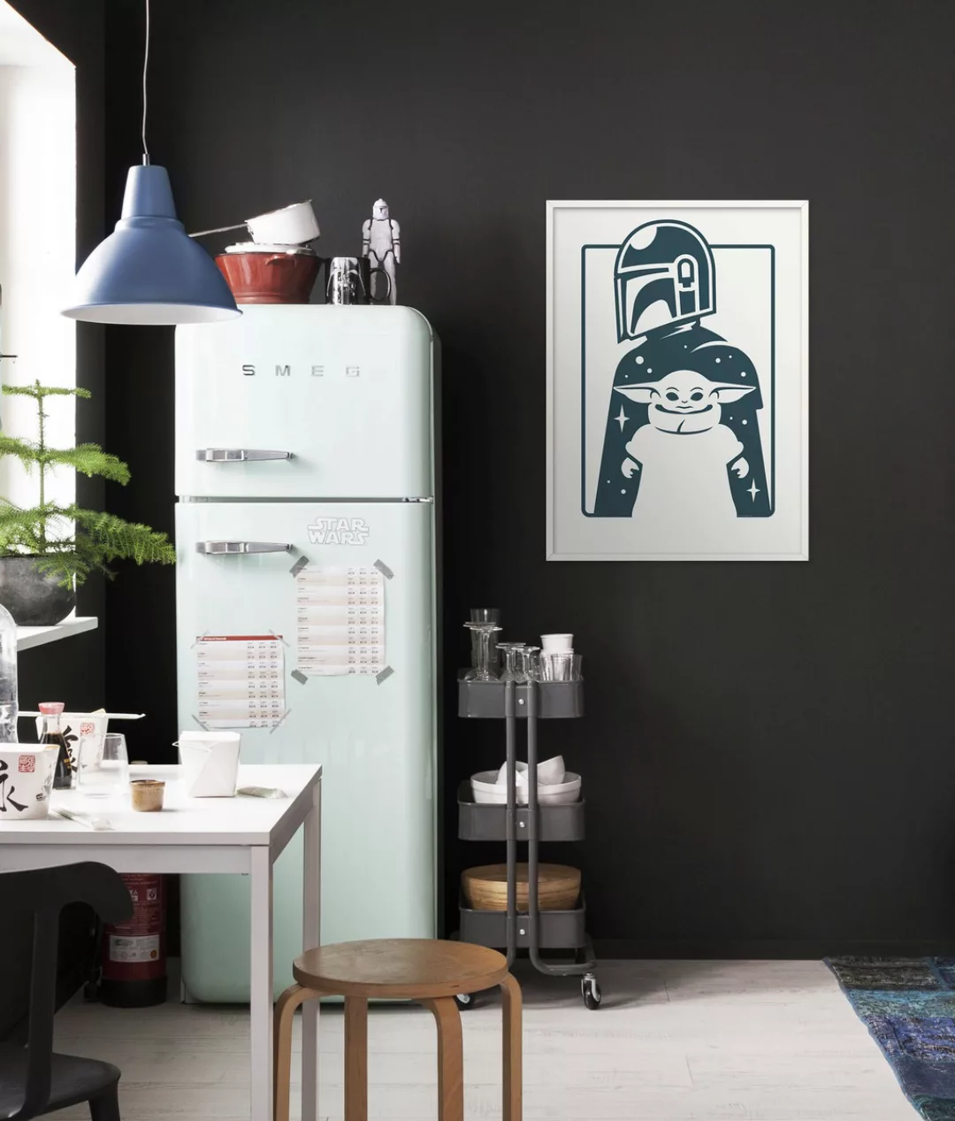 Komar Wandbild "Mandalorian The Child and Father", Disney-Star Wars, (1 St. günstig online kaufen