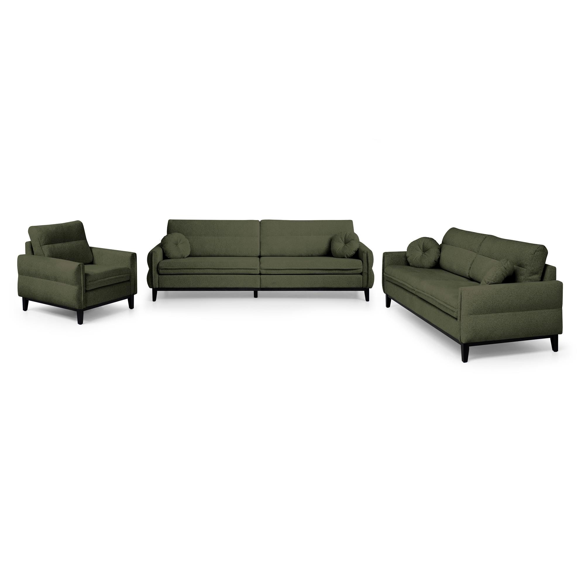 Beautysofa Polstergarnitur in modischer Bouclé-Qualität Belweder günstig online kaufen