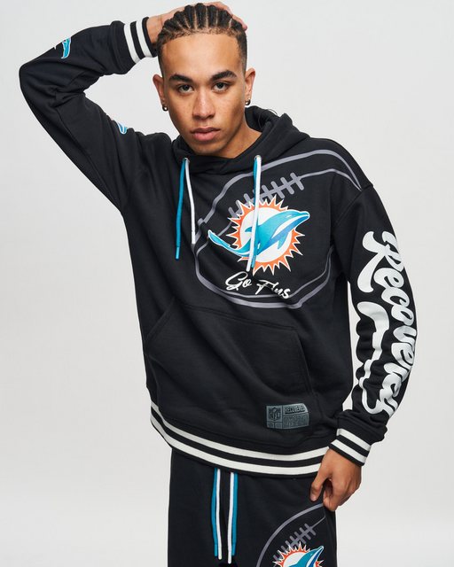 Recovered Kapuzenpullover Recovered - Hoodie - NFL - Miami Dolphins 'Go Fin günstig online kaufen