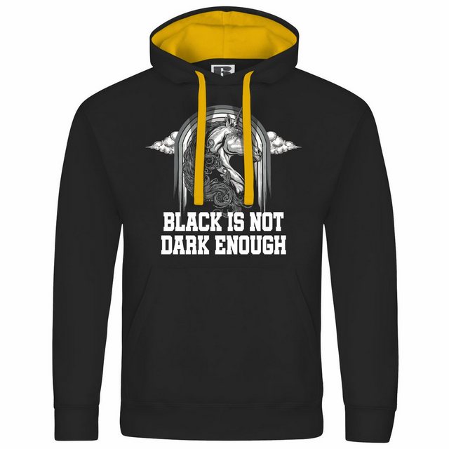 deinshirt Kapuzenpullover Herren Kapuzenpullover Black is not dark enough M günstig online kaufen