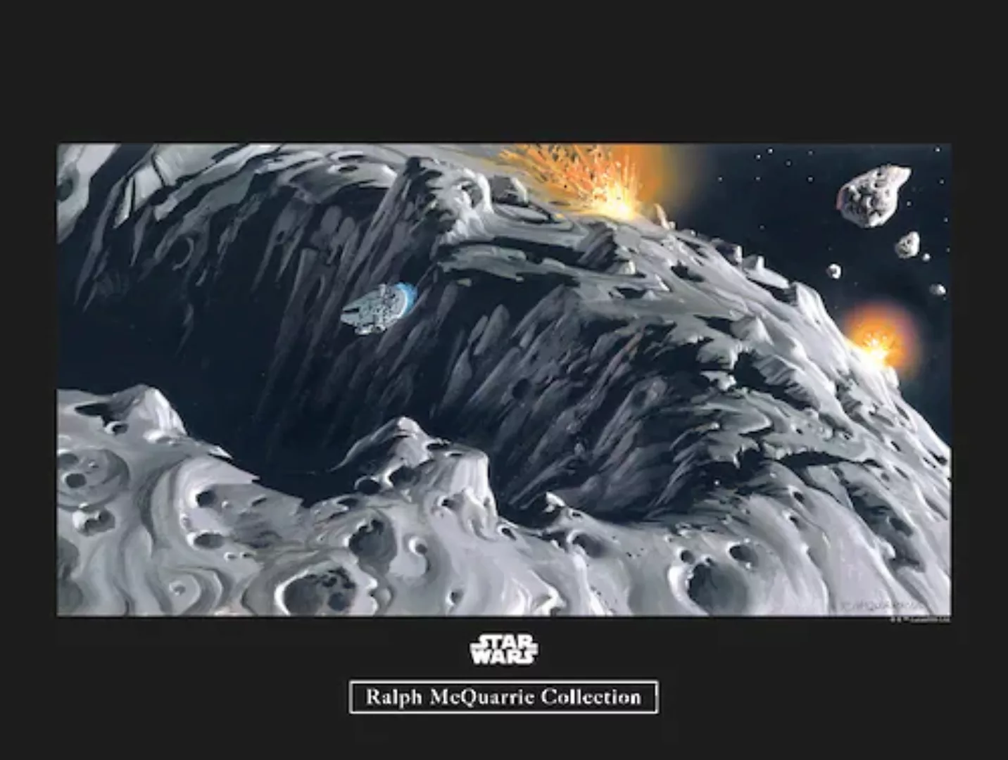 Komar Wandbild Star Wars Asteroid 40 x 30 cm günstig online kaufen