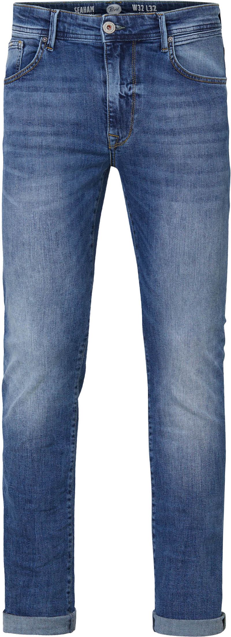 Petrol Seaham Jeans Indigo Blue - Größe W 38 - L 32 günstig online kaufen