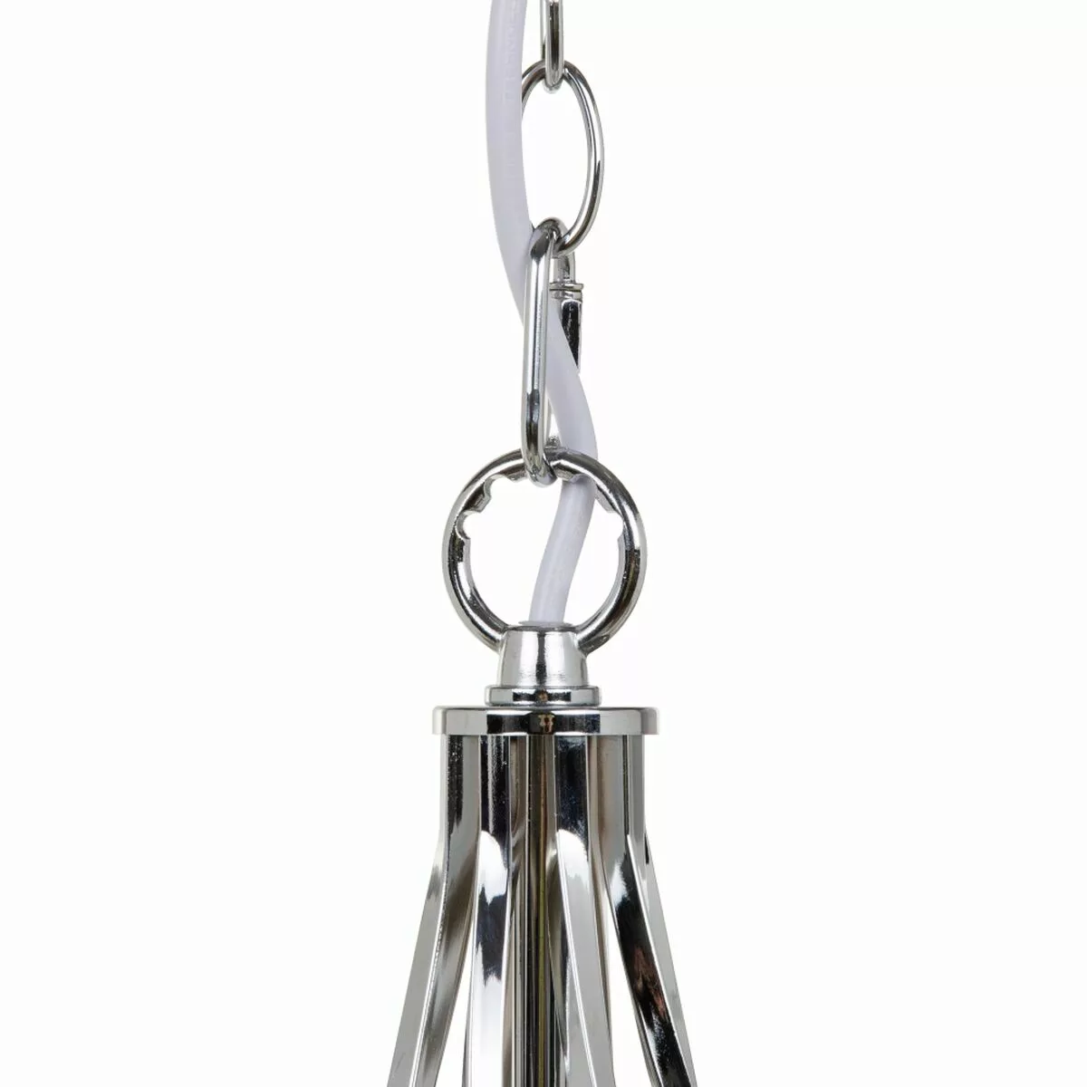 Deckenlampe 36 X 36 X 110 Cm Metall Silber günstig online kaufen