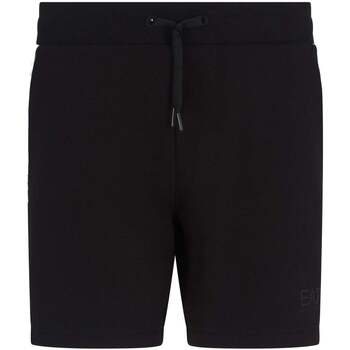 Ea7 Emporio Armani  Shorts Visibility 7 Lines Jersey Shorts Black günstig online kaufen