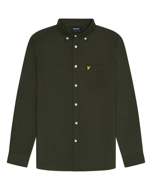 Lyle & Scott Langarmhemd Monochrome Baumwolle günstig online kaufen