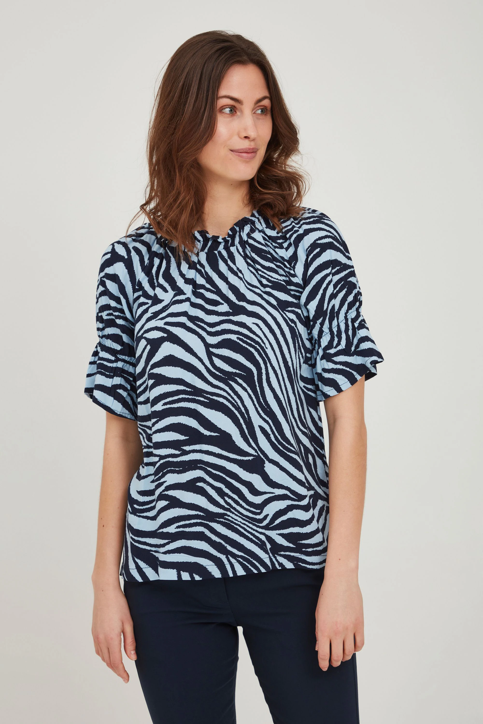 fransa Shirtbluse "Blusenshirt FRAlzebra" günstig online kaufen