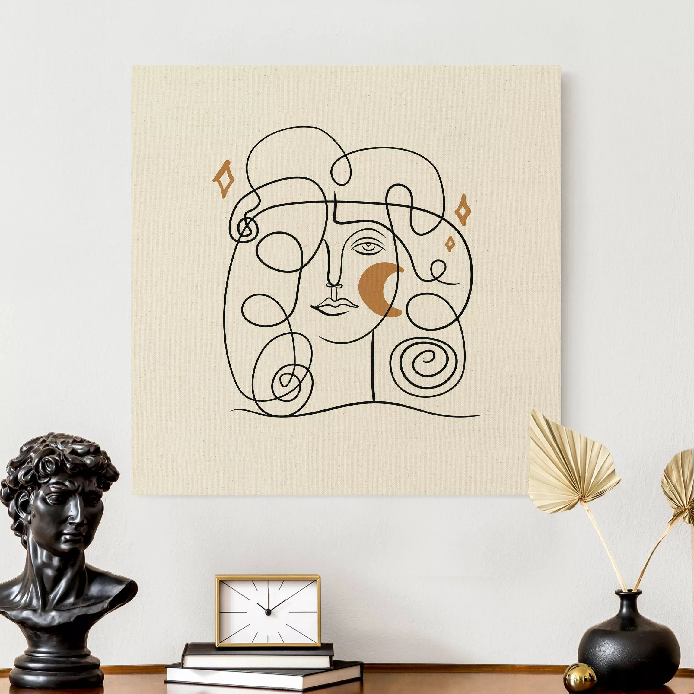 Leinwandbild auf Naturcanvas Picasso Interpretation - Die Muse II günstig online kaufen