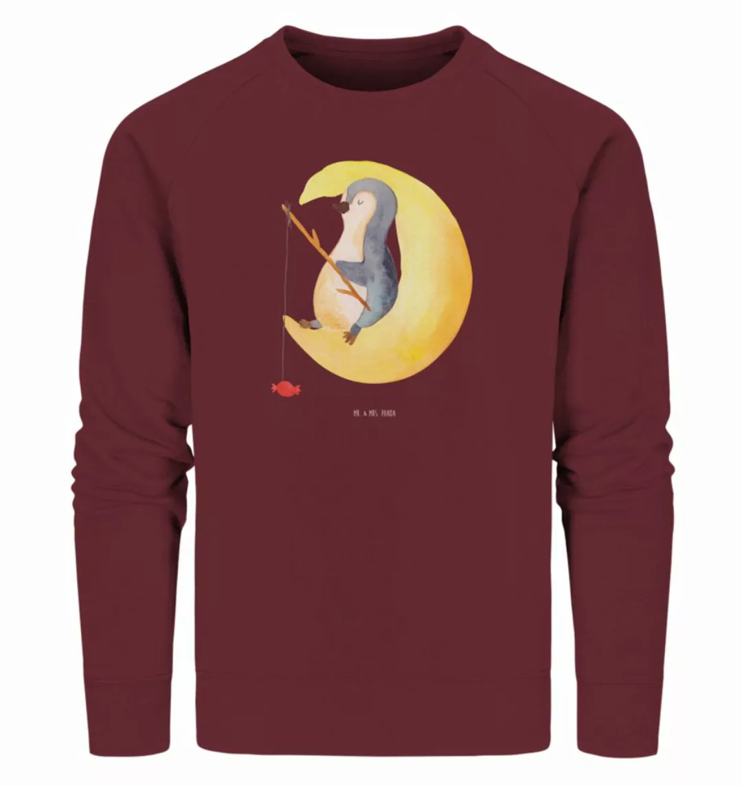 Mr. & Mrs. Panda Longpullover Größe S Pinguin Mond - Burgundy - Geschenk, S günstig online kaufen