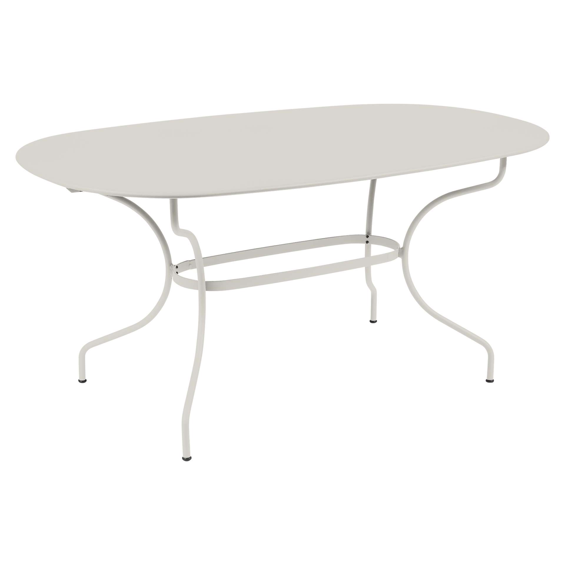 Opéra+ Ovaler Tisch 160 x 90 cm Outdoor Lehmgrau günstig online kaufen