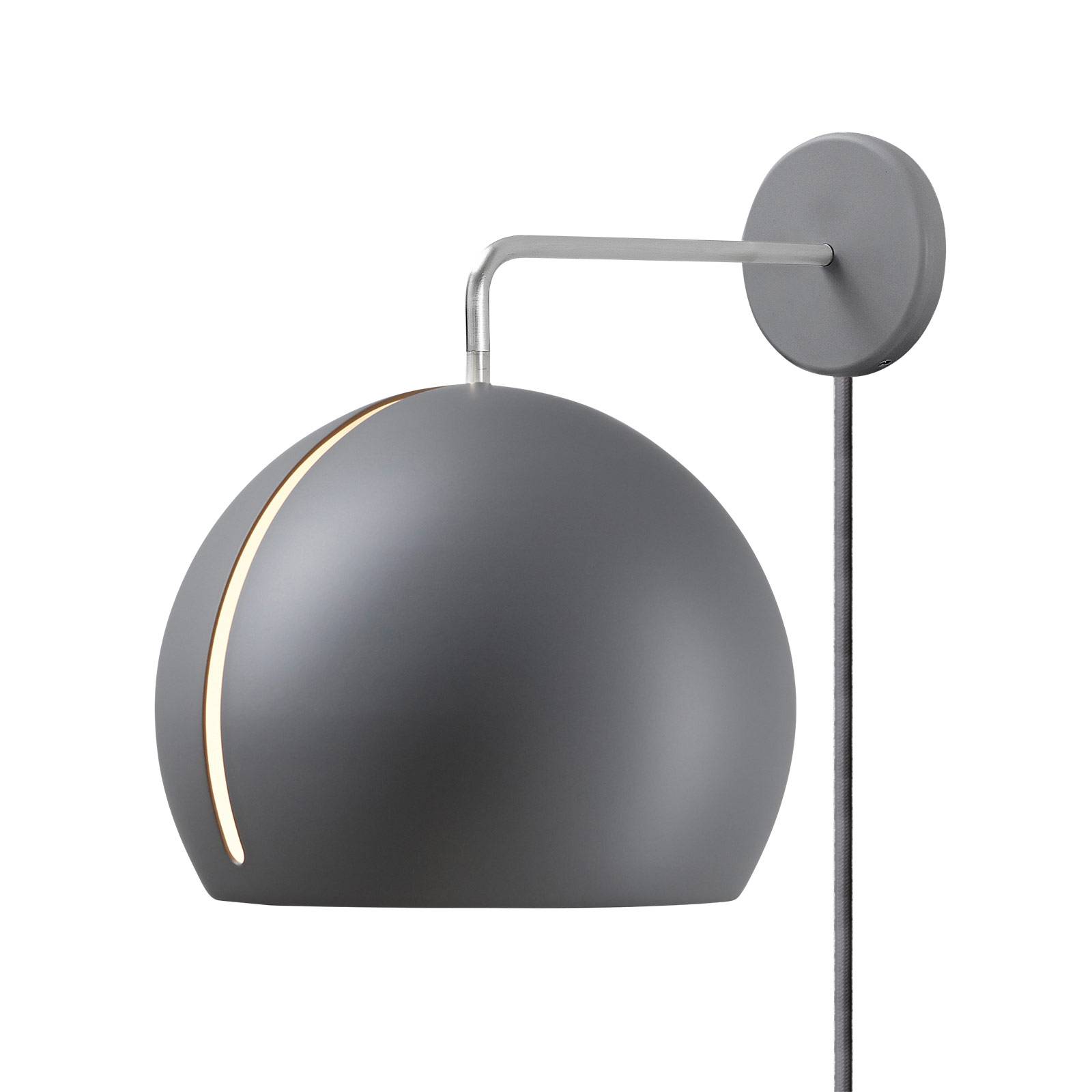 Nyta Tilt Globe Wall Wandlampe mit Stecker grau günstig online kaufen