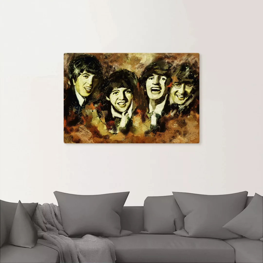 Artland Wandbild "Beatles", Bilder von berühmten Musikern, (1 St.), als Lei günstig online kaufen