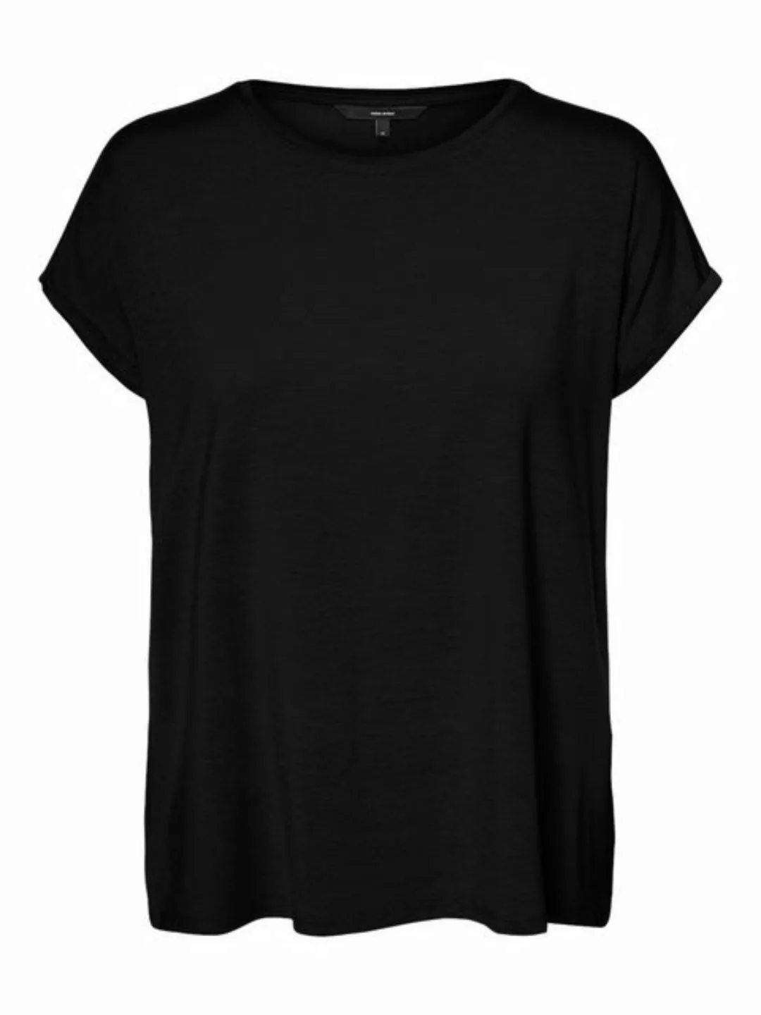 Vero Moda Rundhalsshirt "VMAVA PLAIN SS TOP GAJRS NOOS" günstig online kaufen