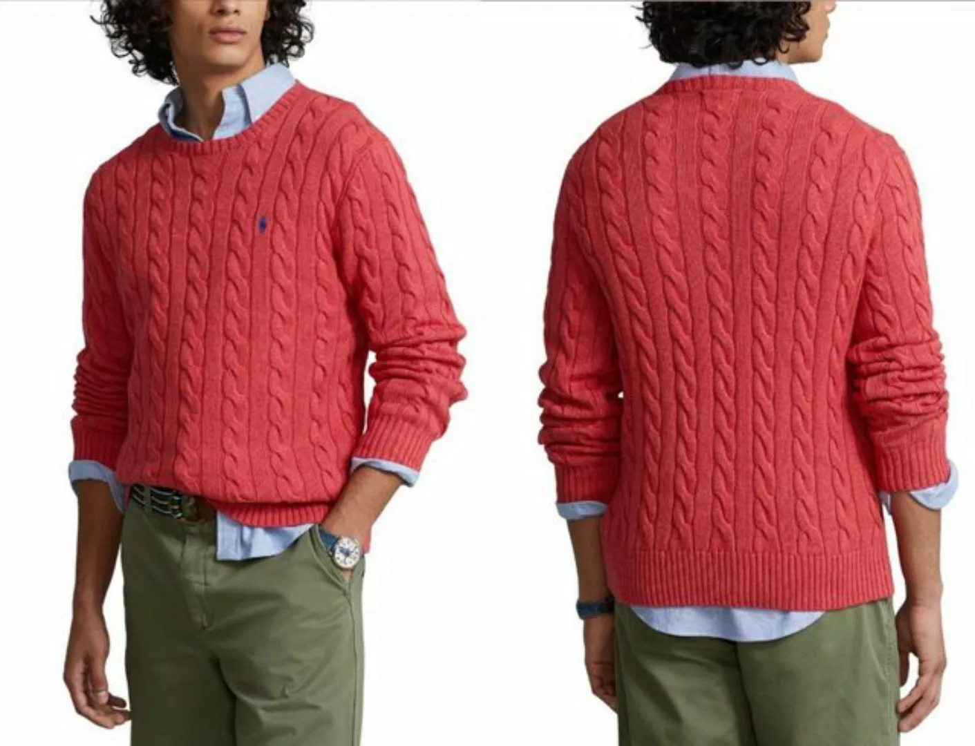 Ralph Lauren Strickpullover POLO RALPH LAUREN Cable-Knit Pullover Sweater S günstig online kaufen