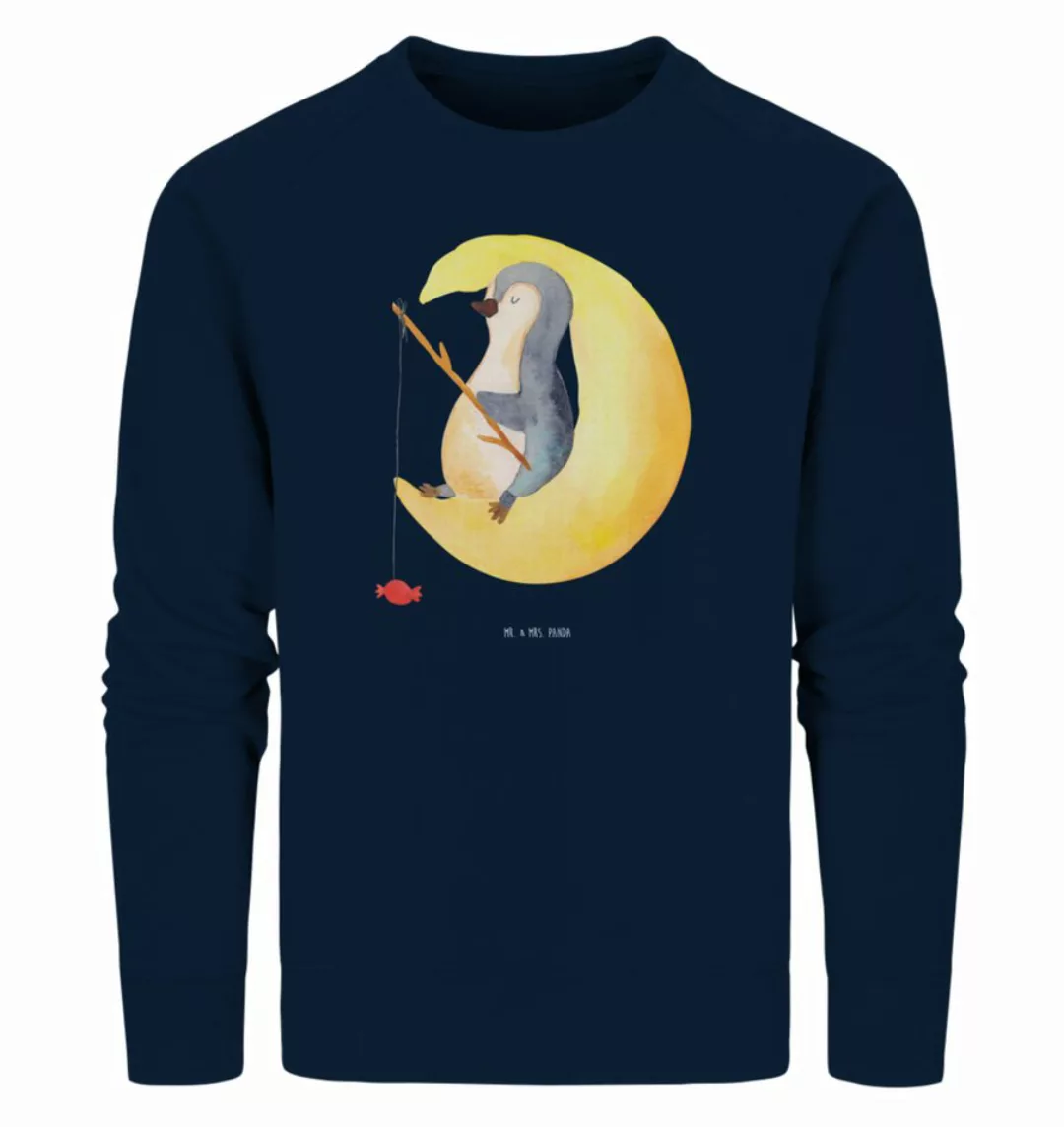 Mr. & Mrs. Panda Longpullover Größe XS Pinguin Mond - French Navy - Geschen günstig online kaufen