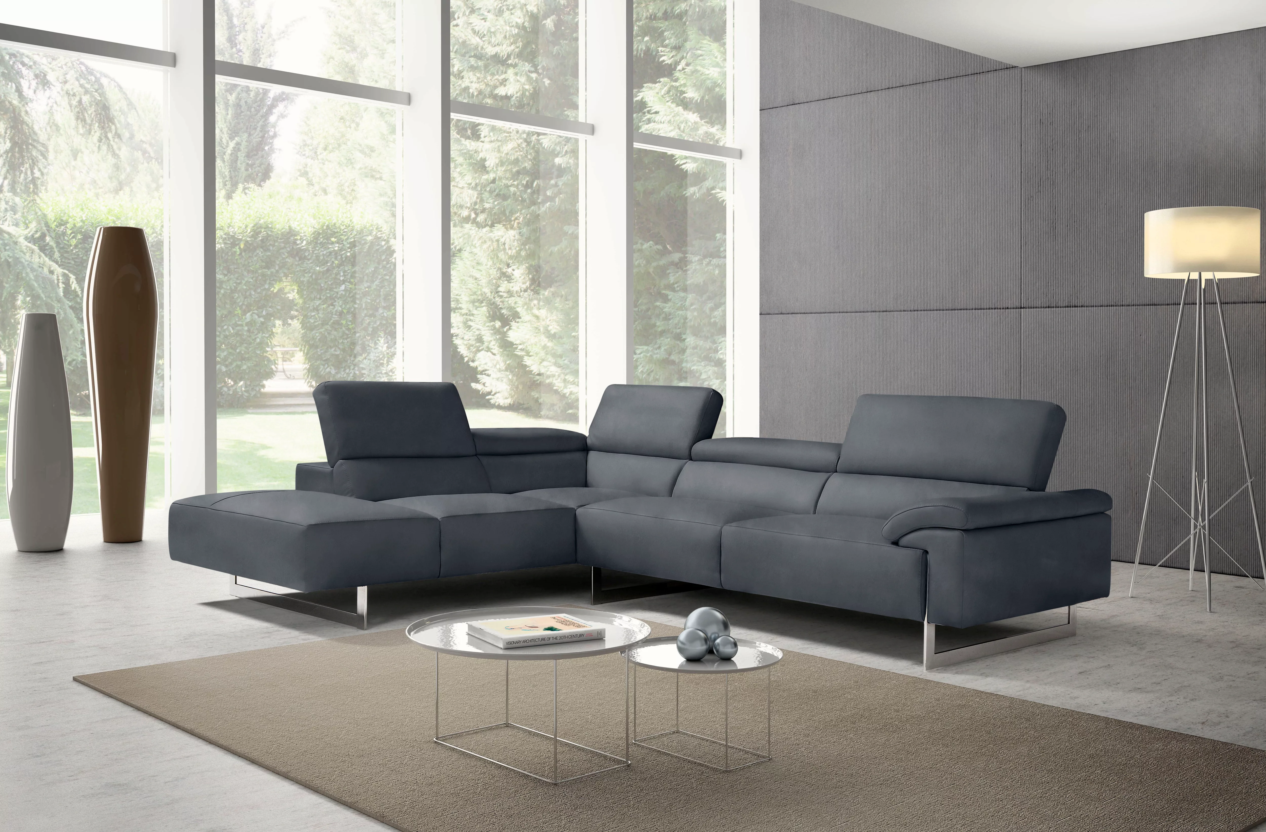 Egoitaliano Ecksofa "Malika, elegant und bequem, Designsofa, L-Form", mit O günstig online kaufen