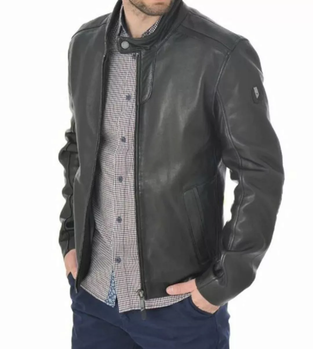 Mauritius Lederjacke MMLevian RF Slim Fit, Stehkgragen, Premium Leder günstig online kaufen