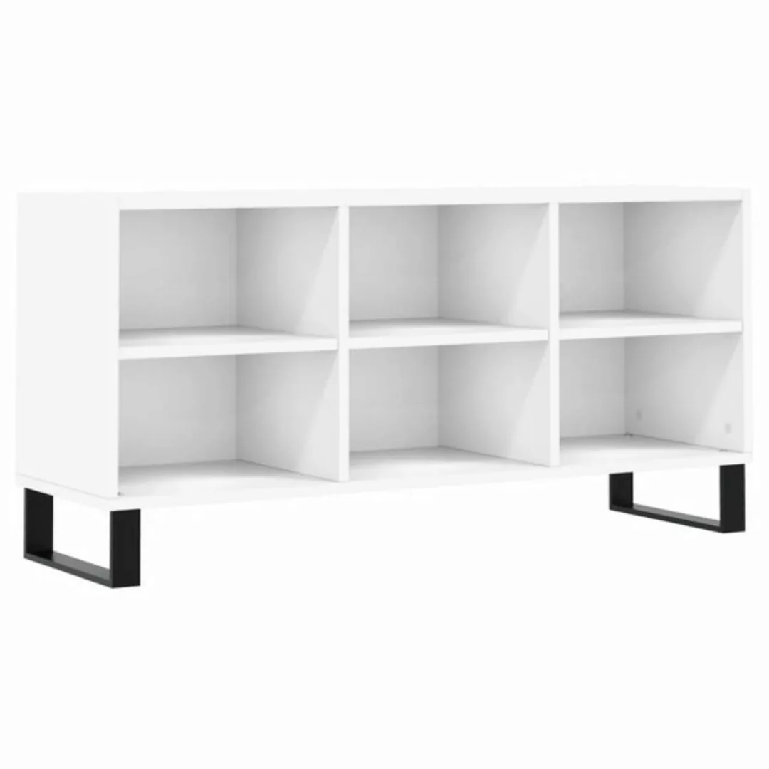 vidaXL TV-Schrank TV-Schrank Weiß 103,5x30x50 cm Holzwerkstoff (1-St) günstig online kaufen