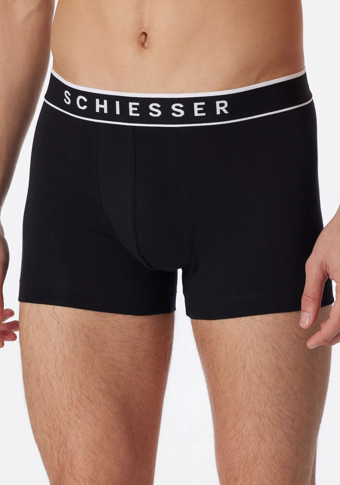 Schiesser Boxer ""95/5"", (3er-Pack), mit softem, tonalem Bund, kontraststa günstig online kaufen