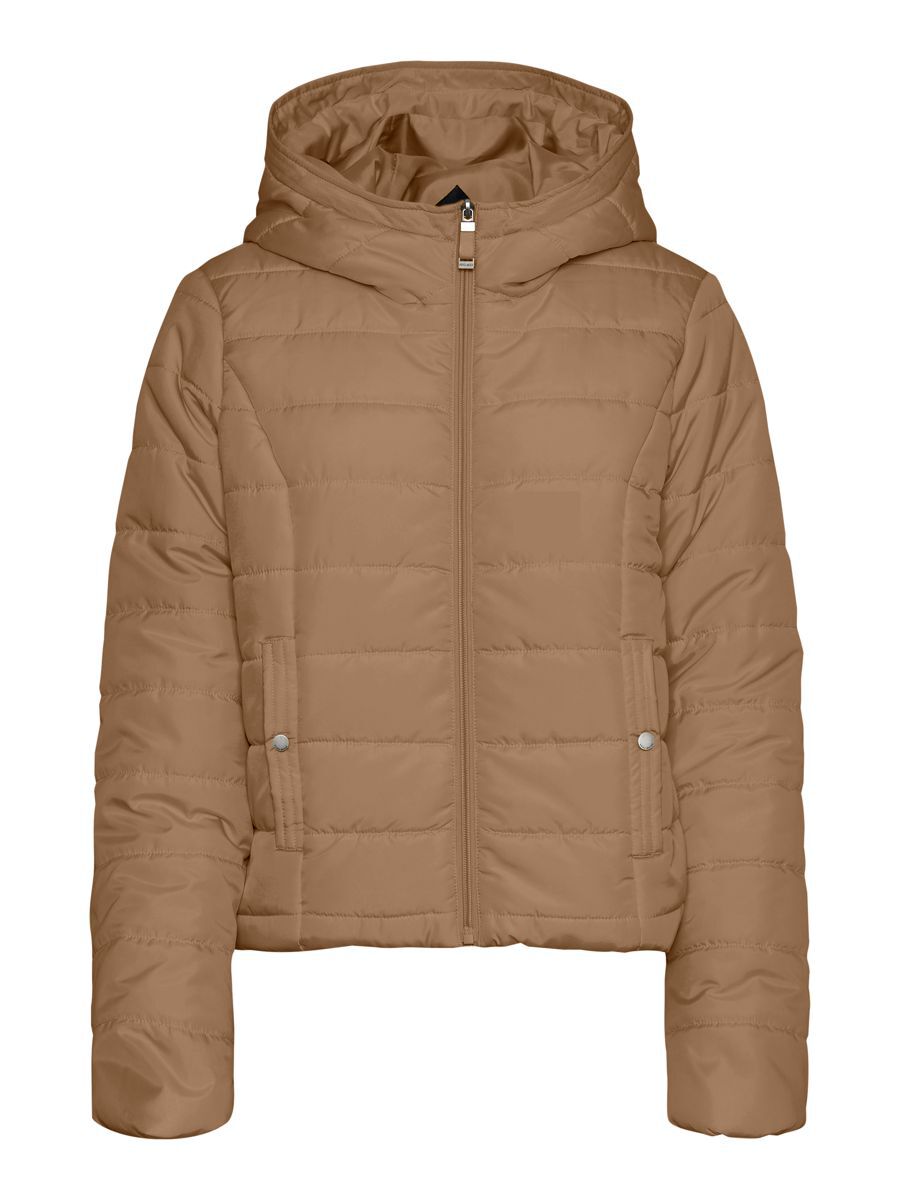 VERO MODA Kurze Kapuzen Jacke Damen Braun günstig online kaufen