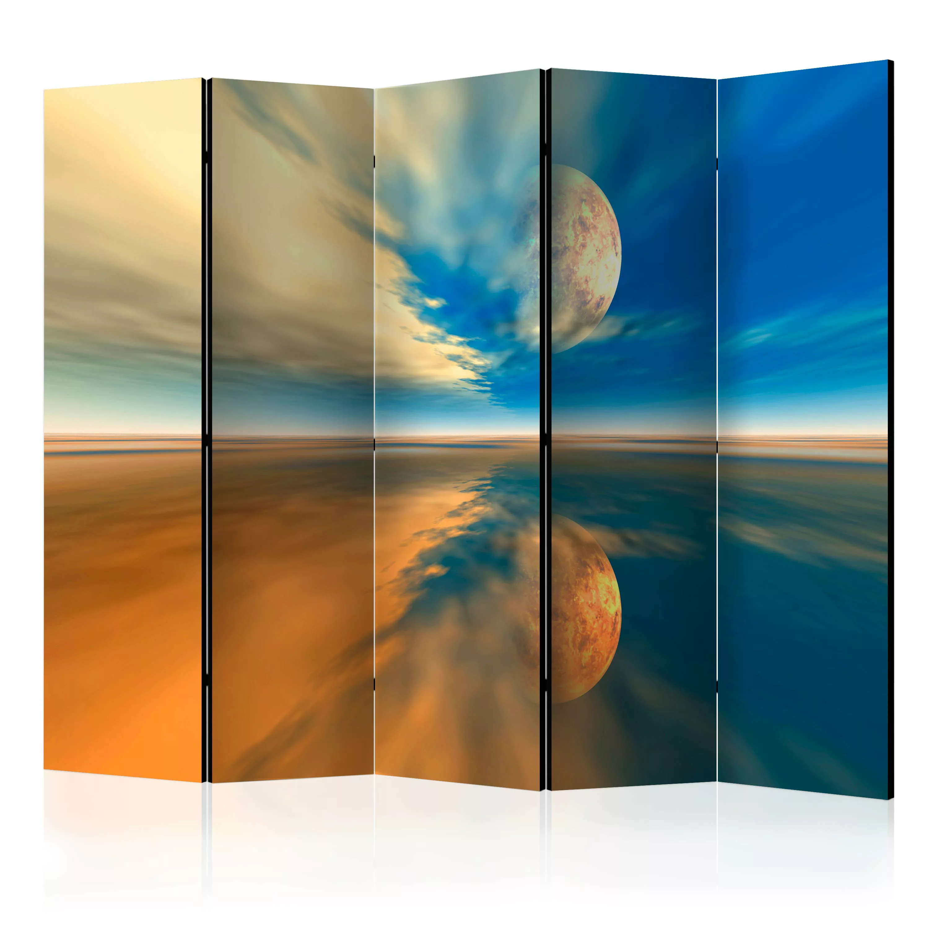 5-teiliges Paravent - Fly Me To The Moon Ii [room Dividers] günstig online kaufen