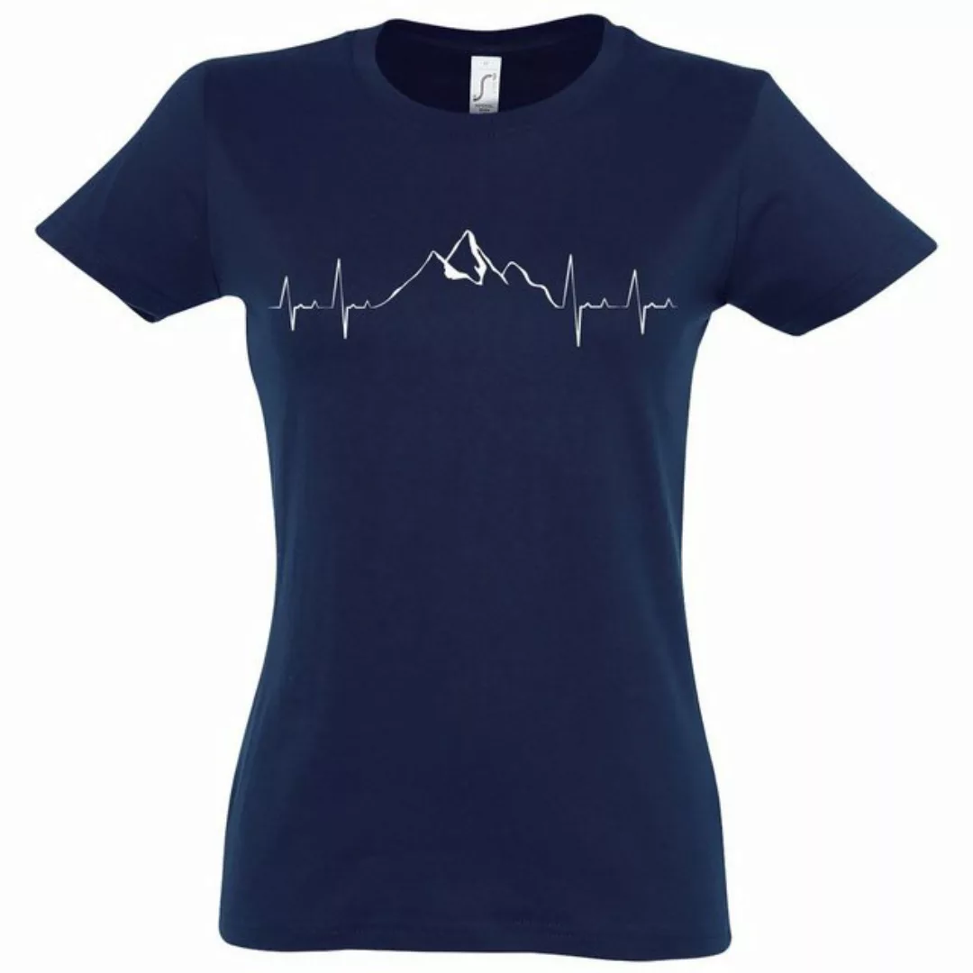 Youth Designz T-Shirt Heartbeat Mountain Damen T-Shirt mit tendigem Frontpr günstig online kaufen