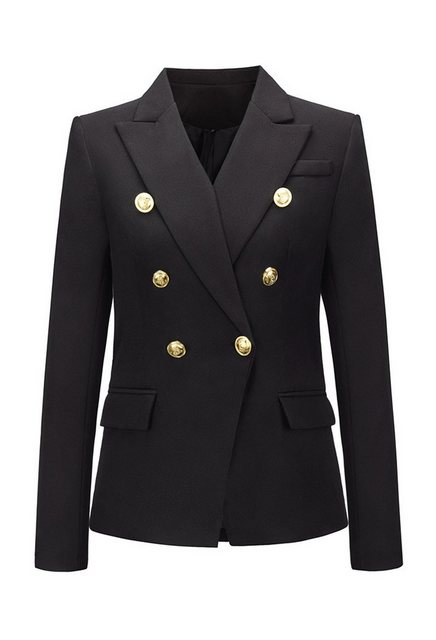 CHENIN Blusenblazer Temperament Blazer Mode kurz Zweireihige Jacke Pendlerj günstig online kaufen