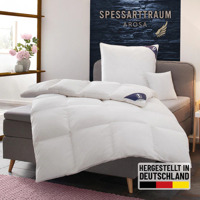 SPESSARTTRAUM Daunenbettdecke »Arosa Bettdecke min 135x200 cm & weitere Grö günstig online kaufen