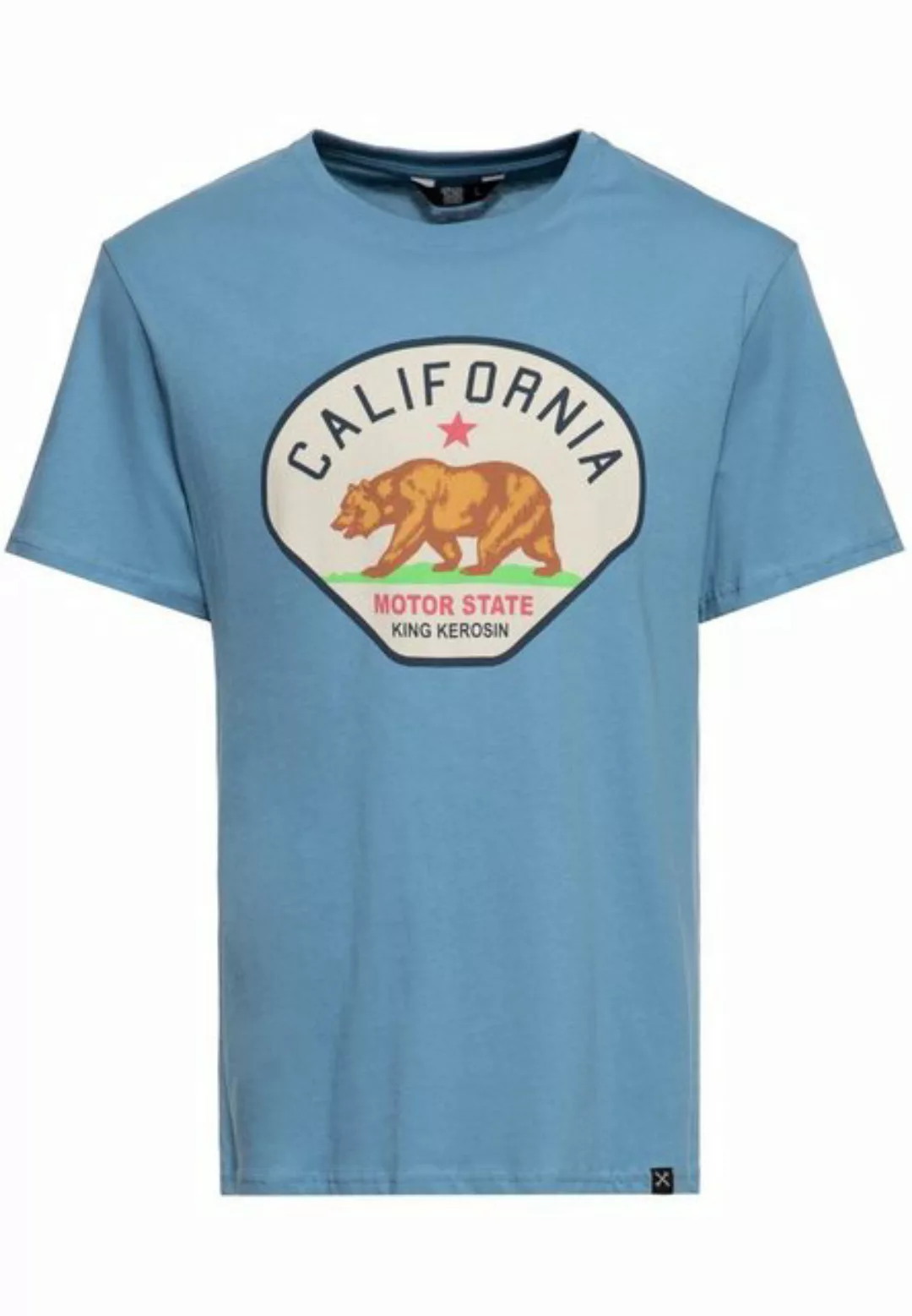 KingKerosin Print-Shirt California Motor State mit kalifornischem Logo günstig online kaufen