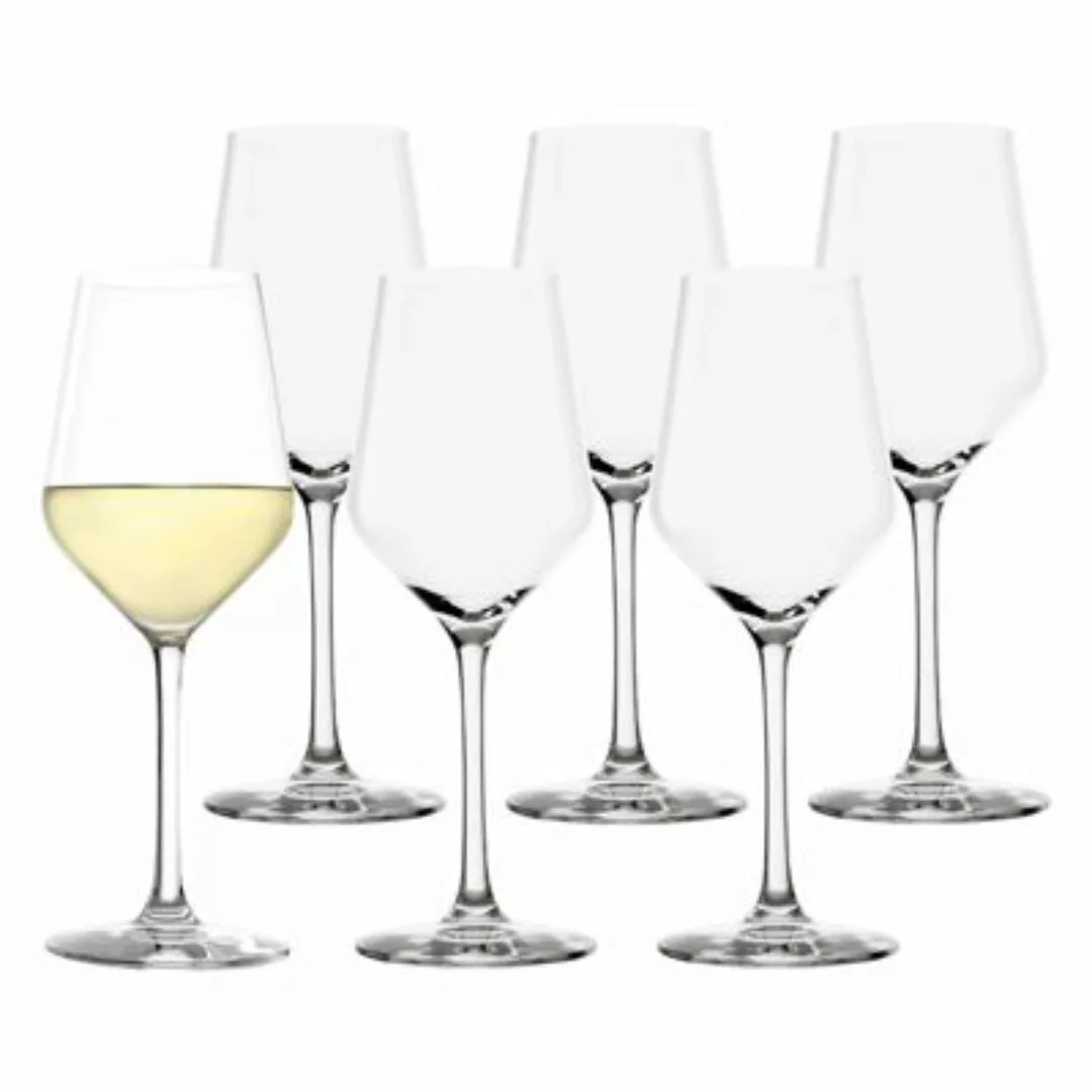 Stölzle Weißweinglas »REVOLUTION«, (Set, 6 tlg.), Maschinen-Zieh-Verfahren, günstig online kaufen
