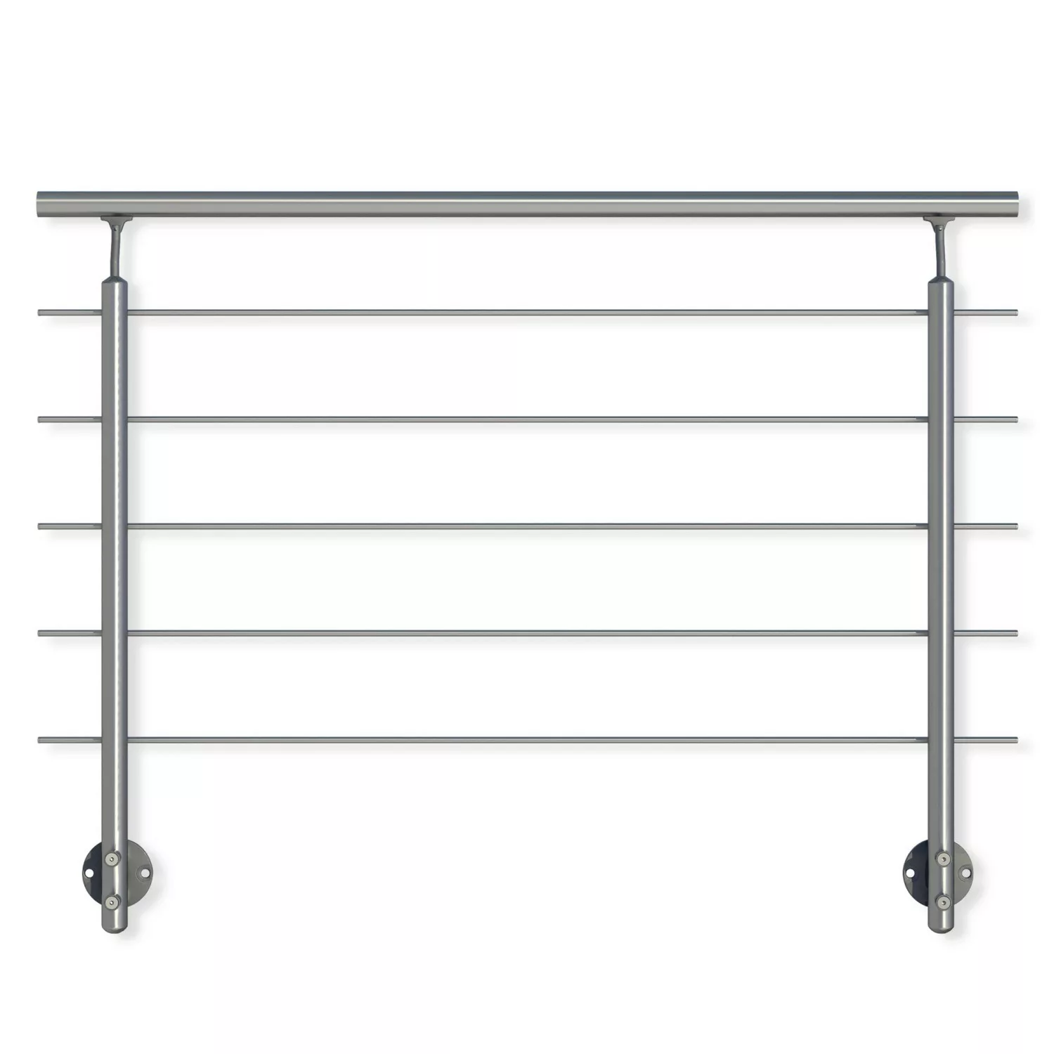 Dolle Geländer-Komplettset 150 cm Wandmontage Aluminium günstig online kaufen