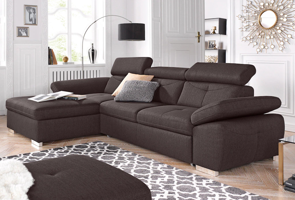 exxpo - sofa fashion Ecksofa "Daytona, kompakt und komfortabel, hoher Sitzk günstig online kaufen