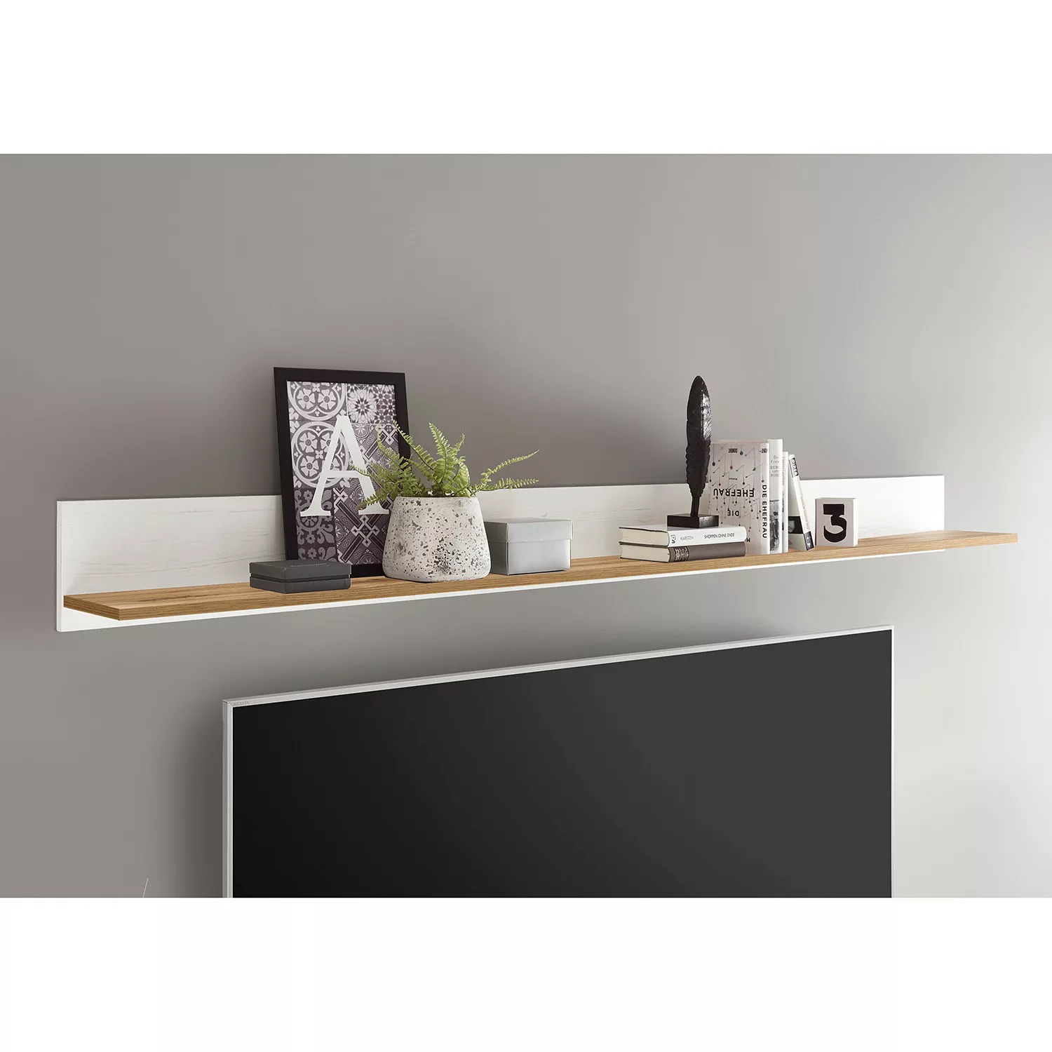 Wandboard  Orlando - weiß - 215 cm - 18 cm - 20 cm - Sconto günstig online kaufen