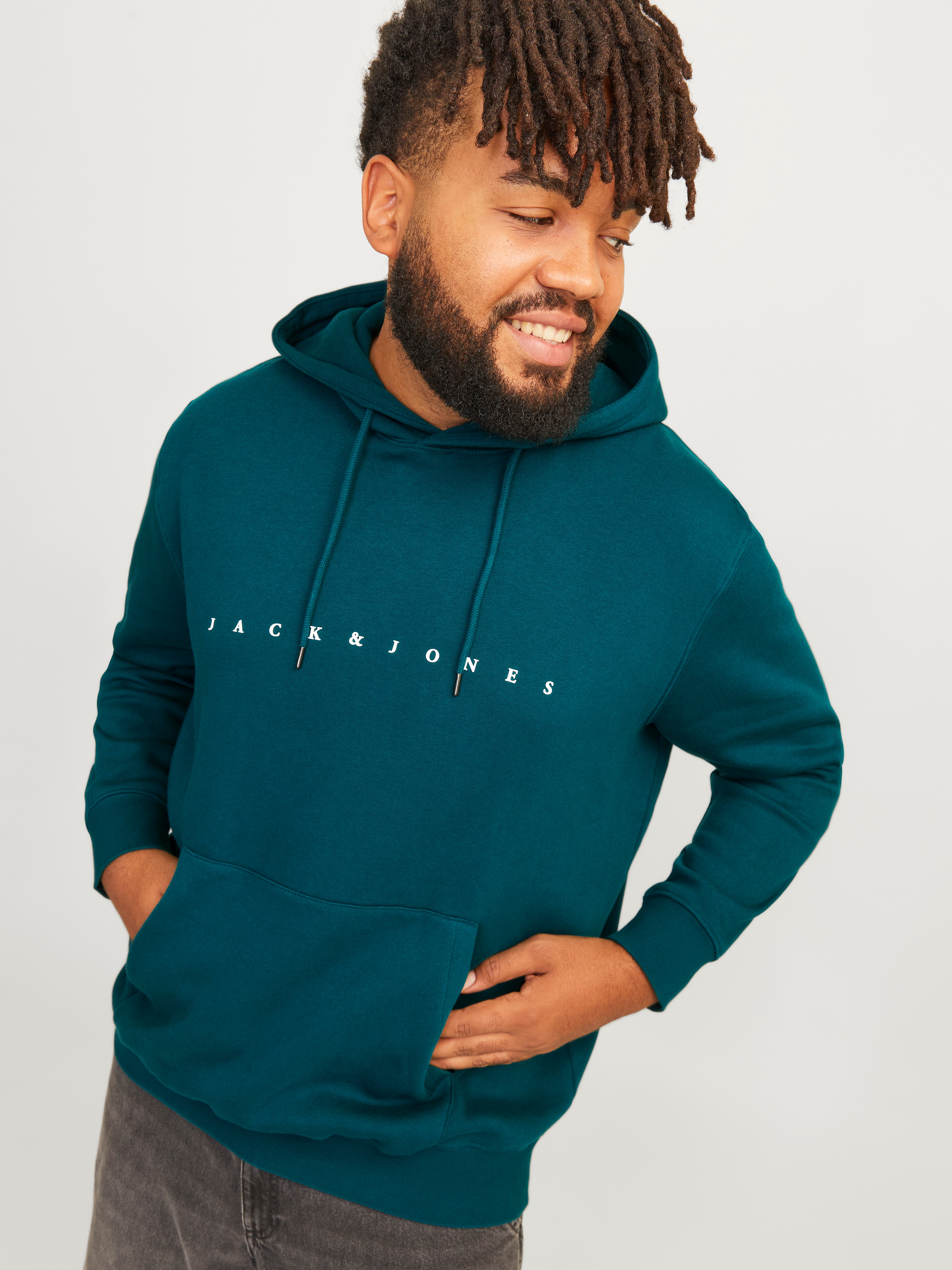 Jack & Jones PlusSize Kapuzensweatshirt JJESTAR JJ SWEAT HOOD NOOS PLS mit günstig online kaufen