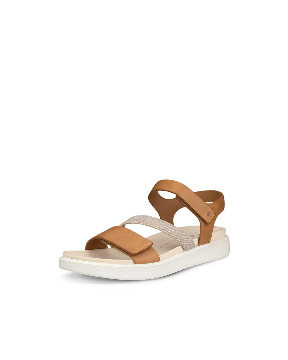 Ecco Plateausandale "ECCO FLOWT W", Sommerschuh, Klettschuh, Urlaubsandale, günstig online kaufen