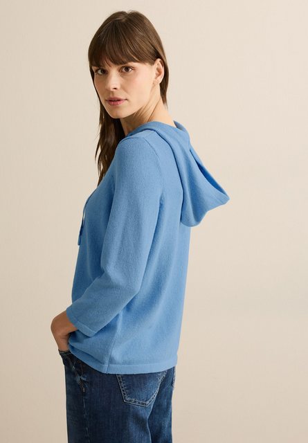 Cecil Strickpullover mit Kapuze und Tunnelzug günstig online kaufen