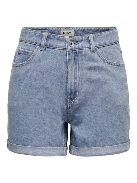 ONLY Jeansshorts Shorts high Waist 5-Pocket Design Knopfleiste Reißverschlu günstig online kaufen