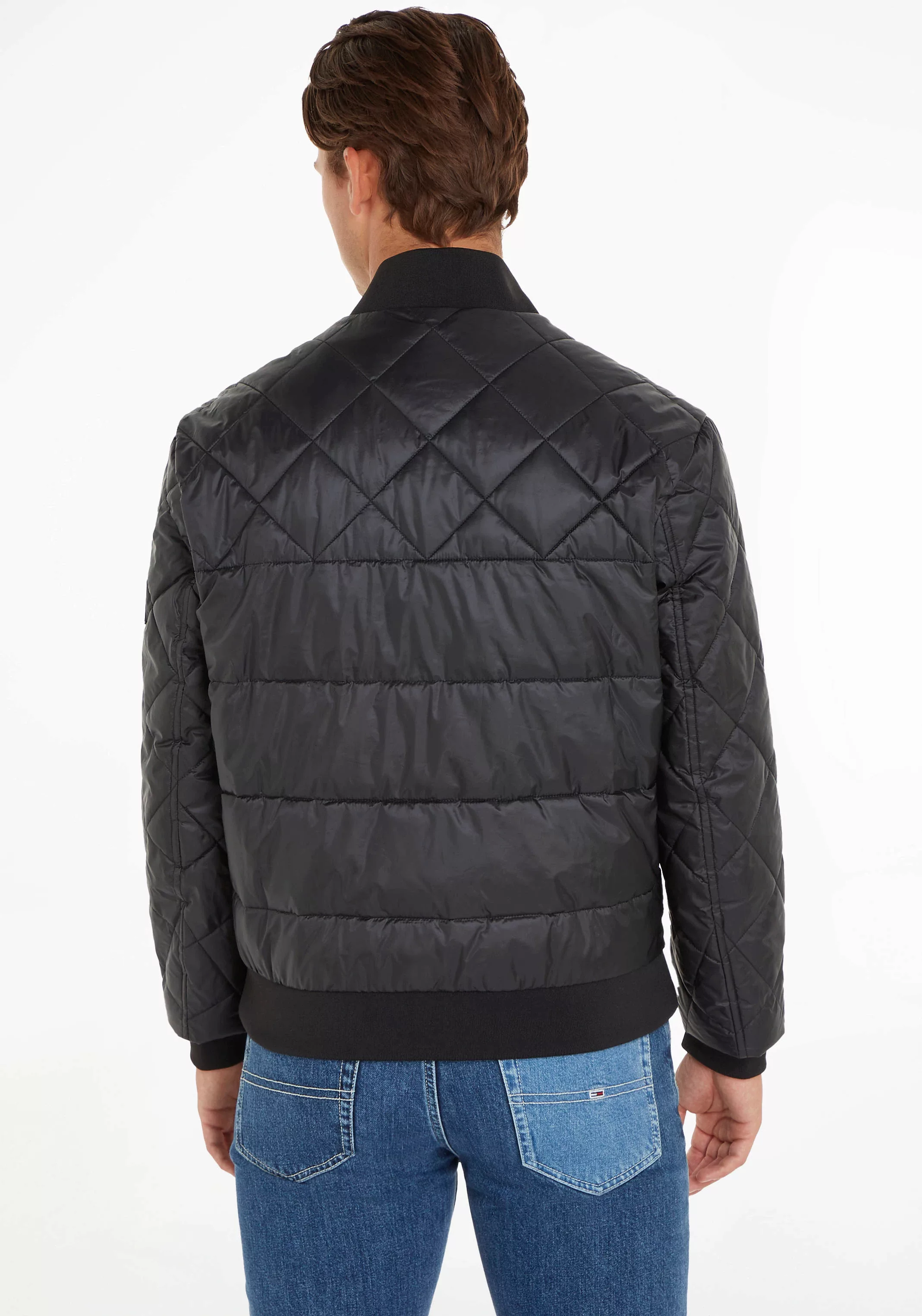 Tommy Hilfiger Bomberjacke PACKABLE RECYCLED BOMBER mit dezenten Farbeinsät günstig online kaufen