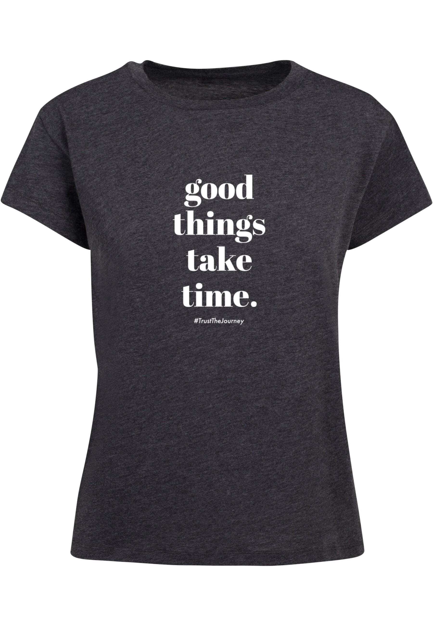 Merchcode T-Shirt "Merchcode Damen Ladies Good Things Take Time Box Tee" günstig online kaufen