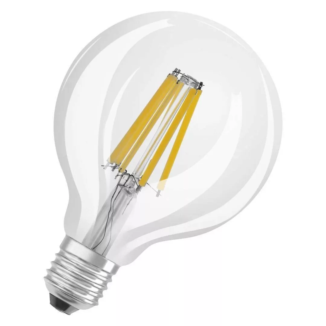 Osram LED Lampe ersetzt 100W E27 Globe - G95 in Transparent 11W 1521lm 2700 günstig online kaufen
