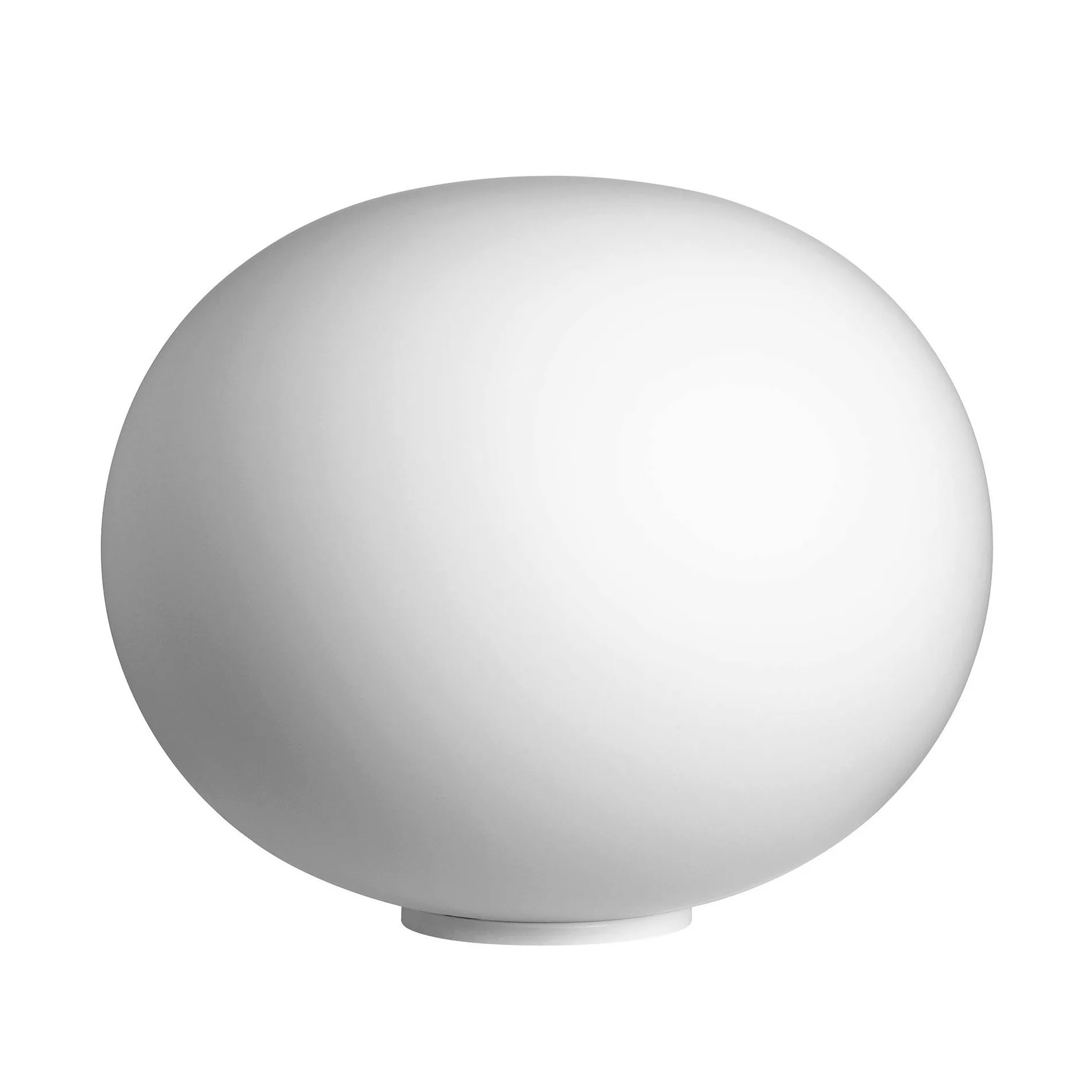 Flos - Glo Ball Basic 2 Bodenleuchte - weiß/Glas/Polyamid/mit Dimmer/H 36cm günstig online kaufen