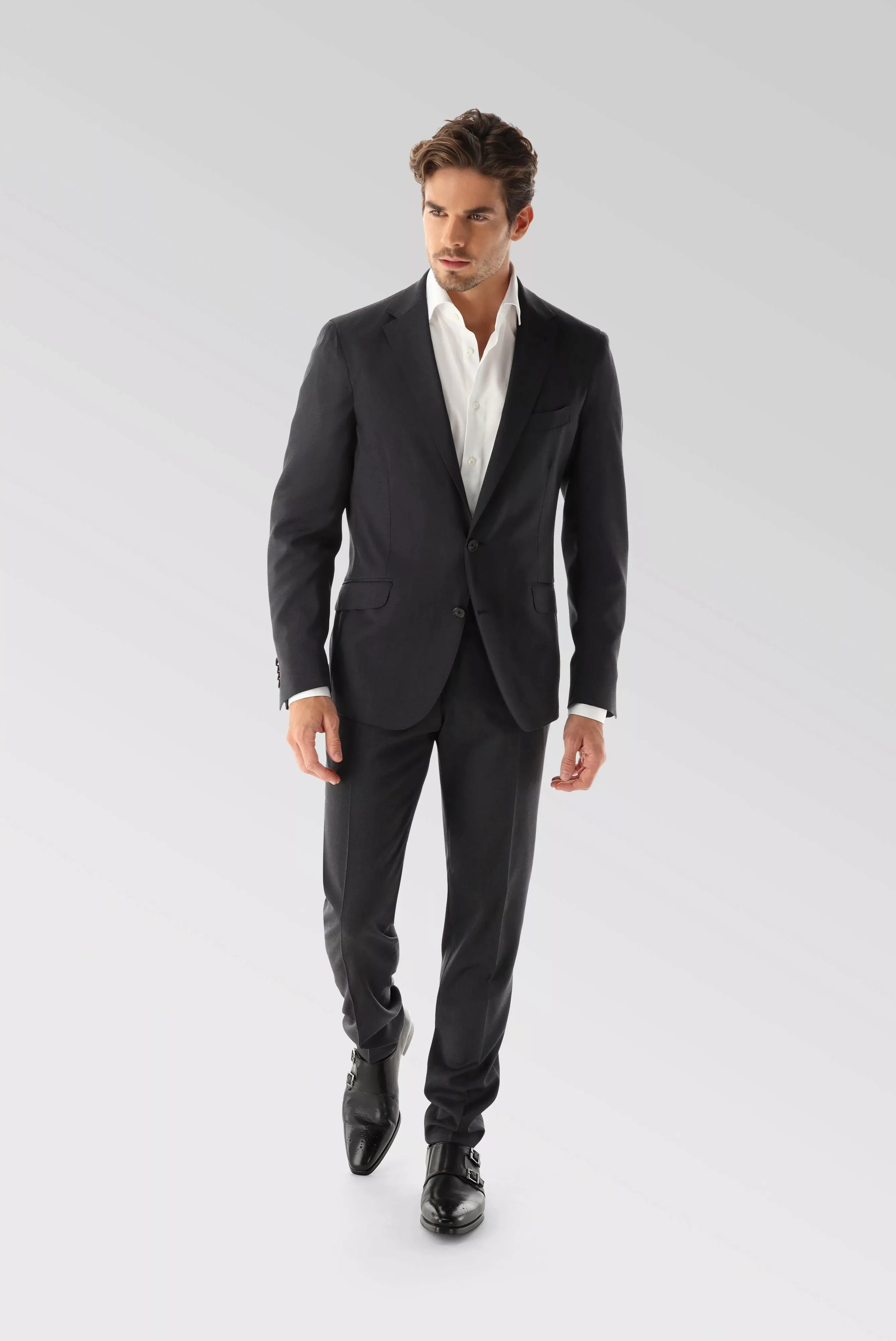 Hose aus Wolle Slim Fit günstig online kaufen