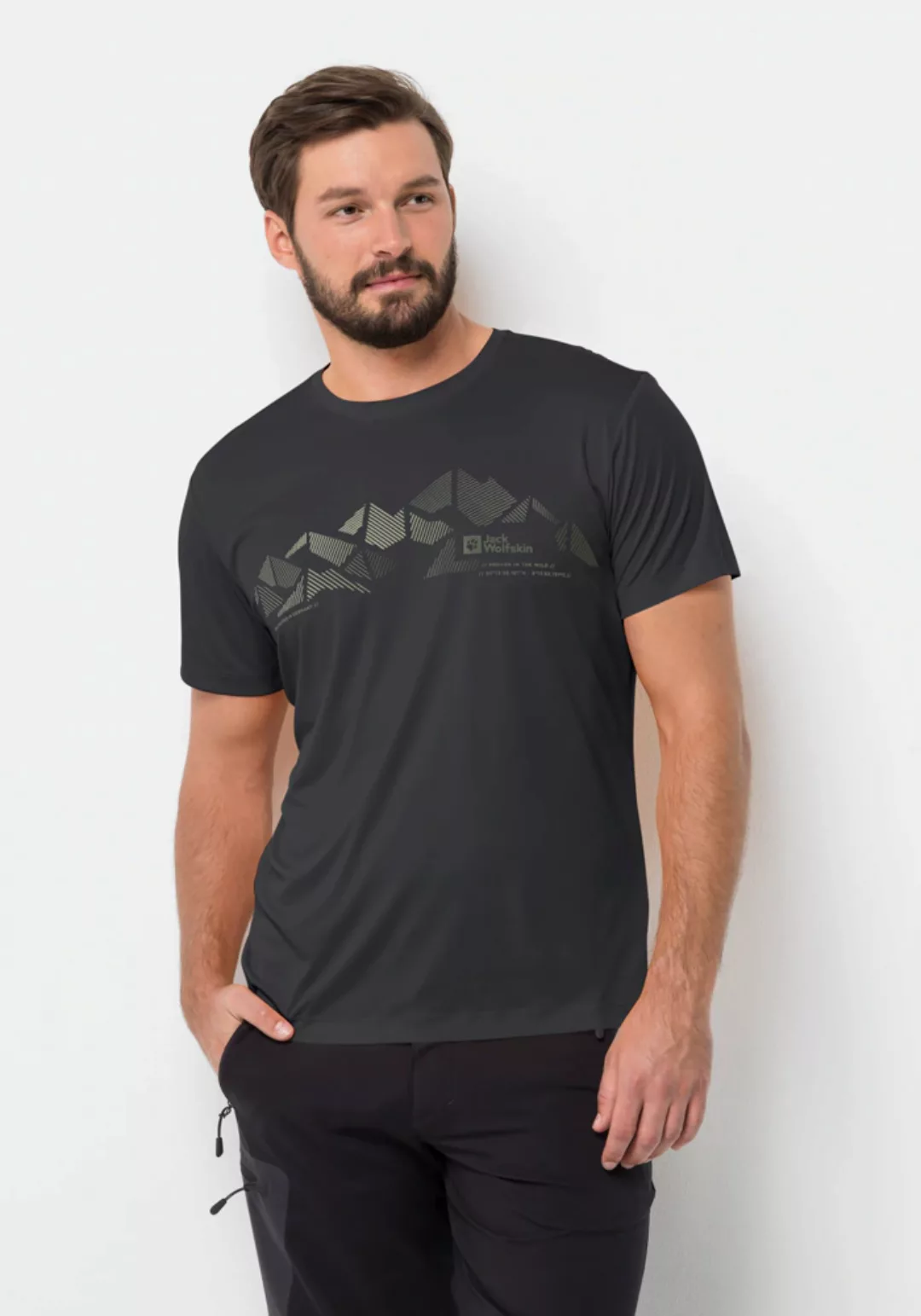 Jack Wolfskin T-Shirt "PEAK GRAPHIC T M" günstig online kaufen