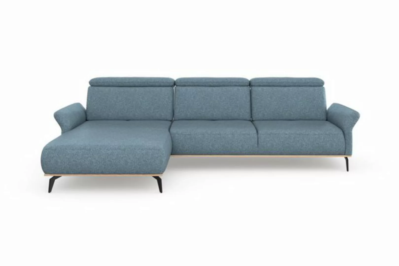 Places of Style Ecksofa Fjord L-Form, massiv, wahlweise mit Armlehnfunktion günstig online kaufen